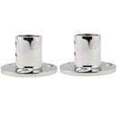 Stainless Steel Boat Rail Fitting Stanchion Base for 25mm Tube Sailingx2