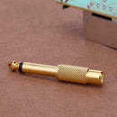 1pc 6.35mm 1/4in Mono Male Jack to RCA Female Plug Audio Adapter Connector A