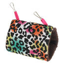 Pet Bird Parrot Budgie Hammock Cage Hut Tent Bed Hanging Cave Bed Leopard L