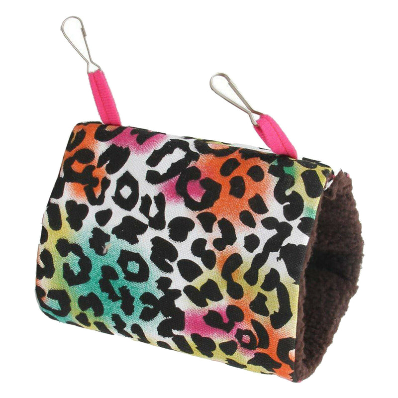 Pet Bird Parrot Budgie Hammock Cage Hut Tent Bed Hanging Cave Bed Leopard L