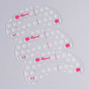 9pcs Reusable Eyebrow Stencil Tool Makeup Drawing Guide Thrush Card