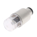 2pcs Car Truck Bike Supplies Neon Blue Strobe LED Tire Valve Cap Lights