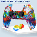 for PlayStation 5 PS5 Controller Silicone Case Protective Cover Skin with Grips