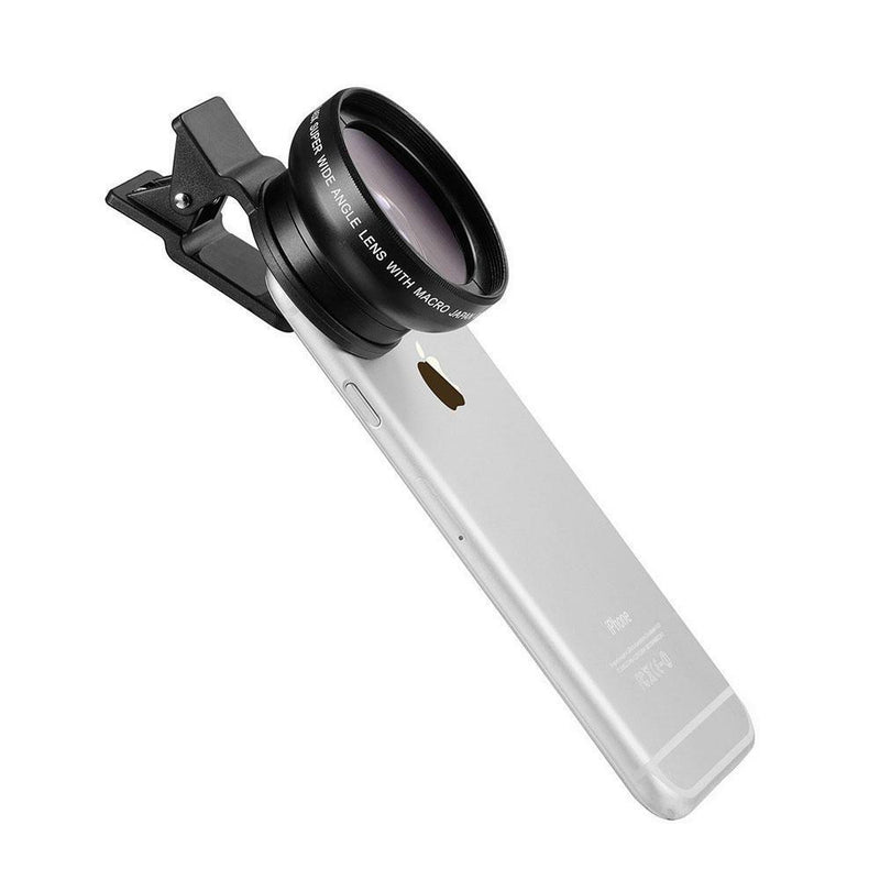 2 in 1 photography kits 0.45x Wide Angle Lens&12.5x Macro Lens for Mobile phone