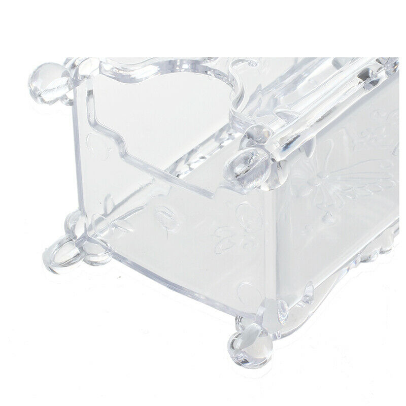 swab Organizer cotton pad box jewelry box Jewelry Box Cosmetic Case Acrylic O3E4