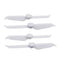 4x White LED Light Low Noise Propellers Props Self Lock for DJI Phantom 3