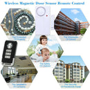 1X(New Arrival Wireless Magnetic Window Door Sensor Detector Remote Control