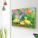 5D Rhinestone Picture Full Round Drill DIY Ducks Mosaic Diamond Painting