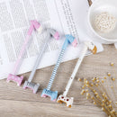 4Pcs Multicolor cute giraffes novelty ballpoint pens for kids