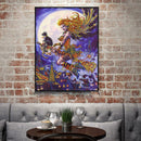 5D DIY Special Shaped Diamond Painting Witch Cross Stitch Mosaic Kits Decor