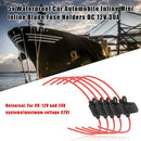 5pcs Waterproof Car Automobile Inline Mini In-Line Fuse Holders 12V 30 Amp