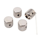 Metal Guitar Bass Dome Knobs Volume Tone Control Knob for 6mm Split or Solid