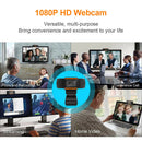 2MP 1080P Full HD Webcam with Built-in Microphone USB 2.0 Web Camera for PC