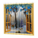 2x Blackout Insulated Window Curtains Pleated Drape Christmas Room Decor 02