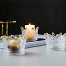 Crystal  Votive Tealight Candle Holder Ashtray Desktop Home Office