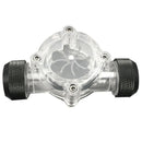 1Pc 8 Impeller G1/4 Threaded PC Computer Water Cooling System Flow Meter In X4C3