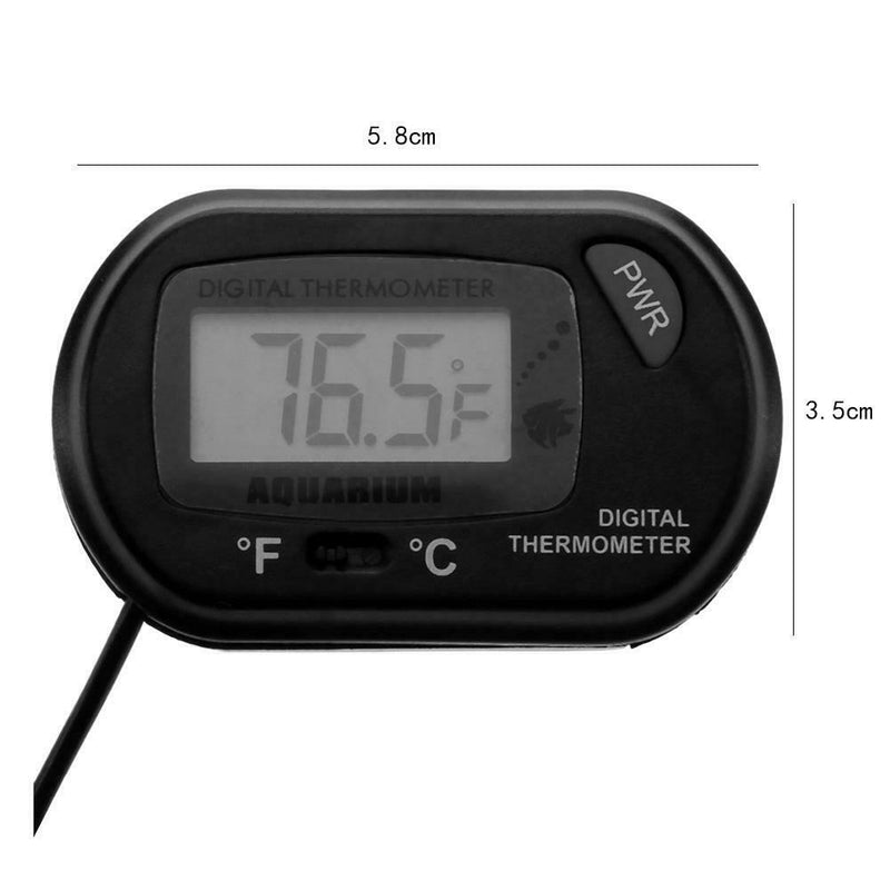 Waterproof LCD Electronic Digital Aquarium Thermometer Temperature Meter A