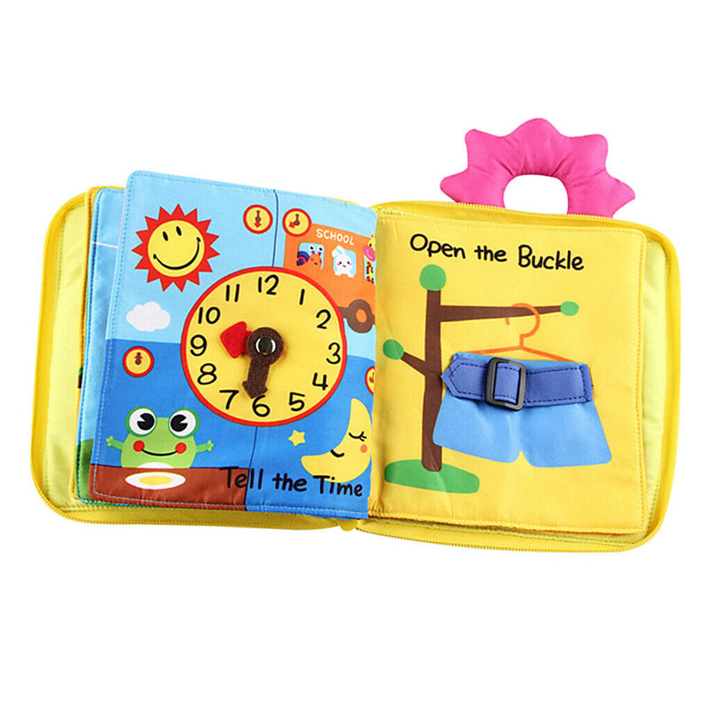 Baby Book, Cloth Book Baby Gift, Fun Interactive Soft Book for Babies, Infants,