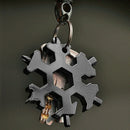 18 in 1 Portable Snowflake Shape Screwdriver Wrench Multi-tool For Outdoor Ride