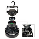 LED Tent Camping Light w/ Ceiling Fan Hiking Lamp Multi-function Outdoor Travel