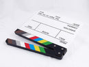 Clapperboard TV Film Video Movie Clapboard Action White Board Slate Stick