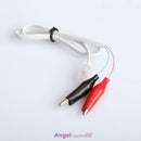 Home Phone Telephone Rj11 Plug Alligator Clip Test Tester Cable Wire Cord