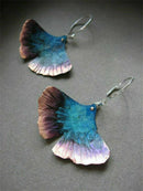 Unique Ginkgo Biloba Plant Leaf Drop Earring For Women Earrings Party Jewelry