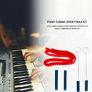 5pcs Piano Tuning Lever Tools Kit DIY Set Mute Sticks Block Temperament Strip