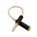 4.4mm Male To 3.5mm Female Earphone Headset Converter,1pcs