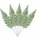 10PCS Artificial Boston Fern Bush Plant Faux Leaves Green Plants for Home D F6F3