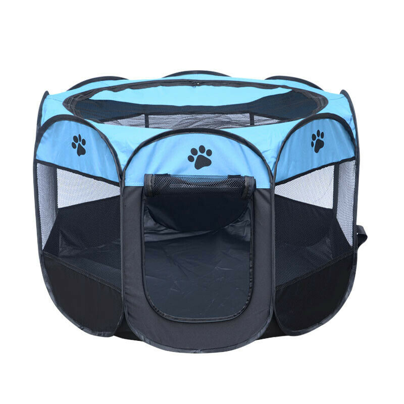 Portable Folding Pet tent Dog House Cage Dog Cat Tent Playpen Puppy Kennel  A9B9