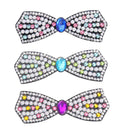 3pcs Butterfly Rhinestone Hair Clip DIY Crystal Bowknot Barrettes (Style 3) SN9F