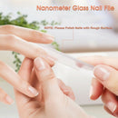 Glass Nail Shiner - Nano Glass Nail Files Crystal Nail Buffer Shine Polishe M3J2