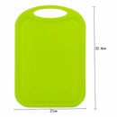 Plastic Chopping Block Meat Vegetable Cutting Board Non-Slip Anti Overflow WM9H8