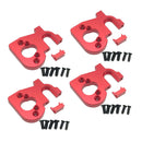 4Pcs RC Metal Motor Base for WLTOYS 144001 Car Buggy Trucks Replacements