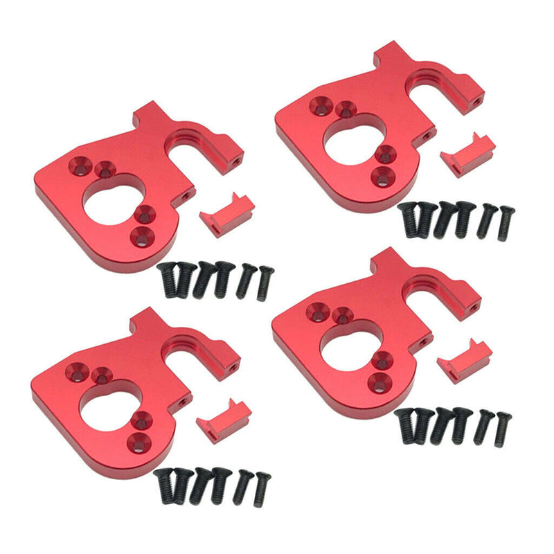 4Pcs RC Metal Motor Base for WLTOYS 144001 Car Buggy Trucks Replacements