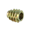 30pcs M6x13mm Zinc Plated Hex Socket Screw in Thread Insert Nut