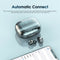 Bluetooth V5.0 Earphones Touch Control Wireless Headphones With LED Display