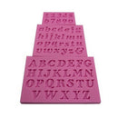 3Pcs/set Letters Numbers Silicone Handmade Fondant Cake Baking DIY Mould ME