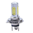 1pair H4 COB LED Bulb White Hi/Low Beam Motorcycle High 6000K Power Headlig G9U9