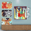 5D DIY Special Shaped Diamond Painting Elk Cross Stitch Mosaic Craft Kits