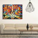 Paint By Numbers Dazzling Eiffel DIY Digital Oil Painting Canvas Picture