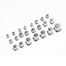 400 Pcs SMD Capacitors Assorted Box Kit,24 Values 1uF ~ 1000uF SMD Electrolytic