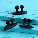 8Pcs Car Interior Clip Earphone Cable Clip Arrangement Panel Clamp(Black)