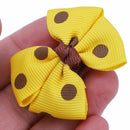 6Pcs Cute Baby Girls Hair Clips Handmade Fabric Bowknot Crown Hairpins Todd Q6A1