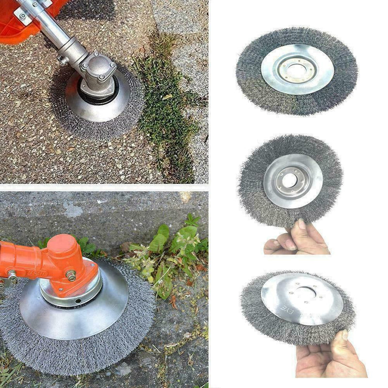 25.5mm Weed Brush Steel Wire Wheel Grout For Brushcutter Replacement J1M8 E D3B8
