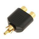 5pcs RCA 1 Male to Dual Female Audio Video Y Splitter Adapter Plug Converter