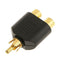 5pcs RCA 1 Male to Dual Female Audio Video Y Splitter Adapter Plug Converter