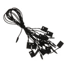 2000x Clothing  Tag String Fastener Labeling Tagging Square Black+ White