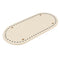 3x Crochet PU Bag Bottom Shaper Cushion Hand-woven Bag Pad Accessory Beige
